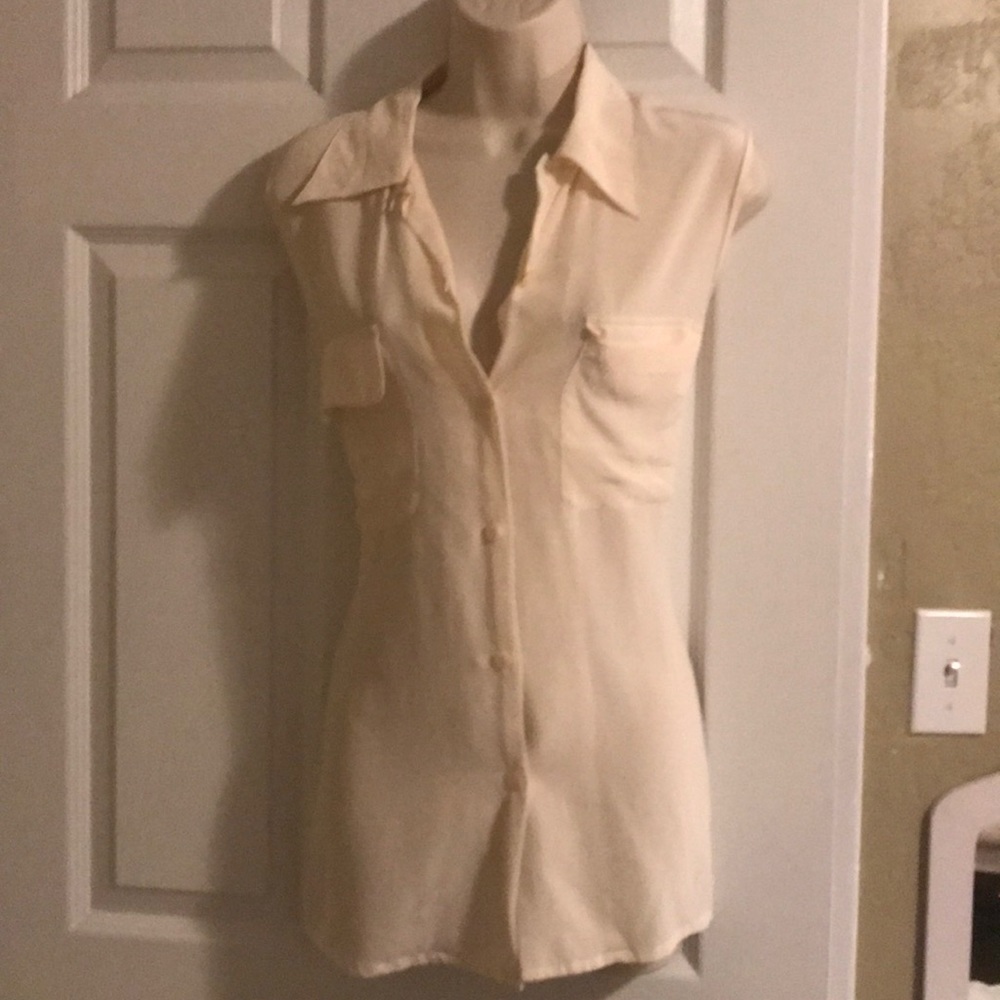 alexandria silk tank blouse size M